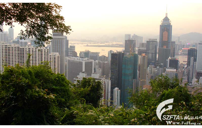 香港太平山顶观光