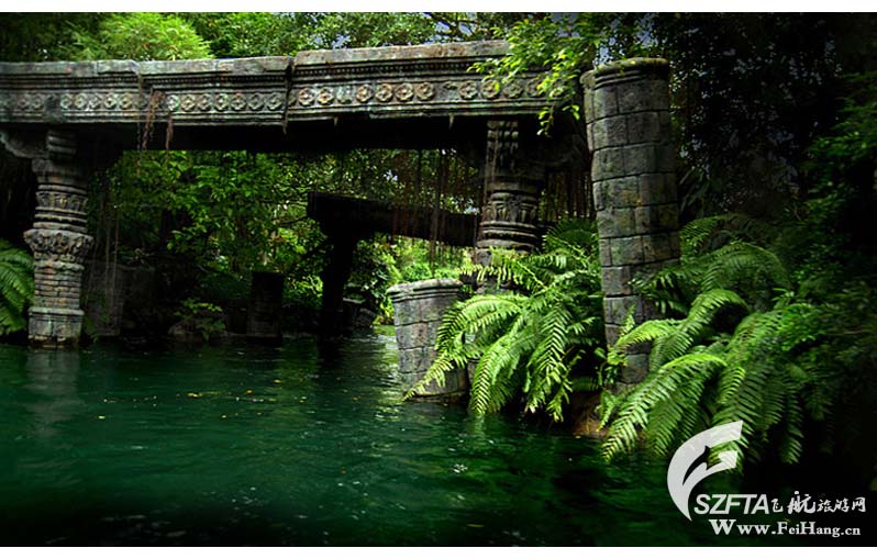 香港迪士尼乐园：森林河流之旅