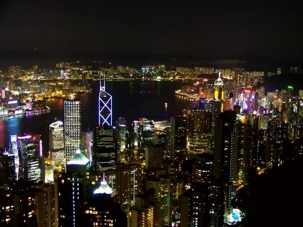 香港夜景 香港旅游